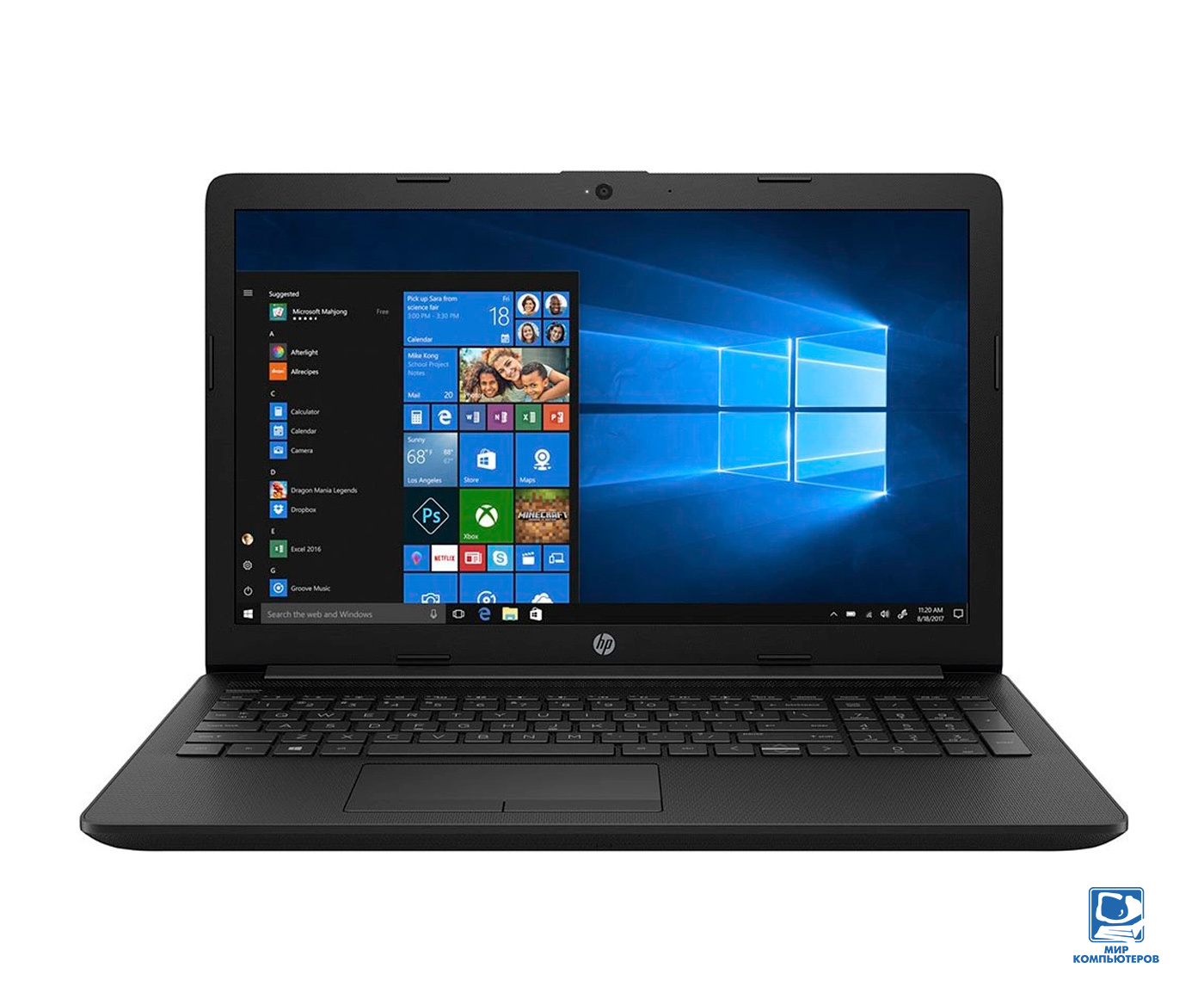 Ноутбук 15.6" HP 250 G7 (i3-8130U/4GB/256GB/FHD) (8AC83EA) Black